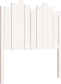 vidaXL - Hoofdbord - 96x4x110 - cm - massief - grenenhout - wit