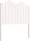vidaXL - Hoofdbord - 96x4x110 - cm - massief - grenenhout - wit