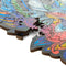 UNIDRAGON Houten Puzzel Voor Volwassenen Dier - Majestueuze Wolf - 99 stukjes - Small 17x24 cm