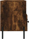 vidaXL - Tv-meubel - 102x36x50 - cm - bewerkt - hout - gerookt - eikenkleurig