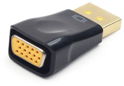 Gembird A-DPM-VGAF-01 - Mini DisplayPort naar VGA adapter - Plug & play - Zwart