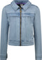 B.NOSY Y302-5333 - Meisjes spijkerjack - Stretchable denim - Licht blauw - maat 104