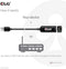 Club 3D CAC-1420 - USB 3.2 Gen1 Type A naar RJ45 2.5Gbps Ethernet Adapter - Zwart