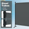 Woltu Paravent Privacy Scherm - Donkergrijs - 180 x 177 cm