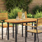 vidaXL - Tafelblad - 120x70x2,2 - cm - Ovaal - Massief - Acaciahout