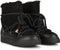 PS Poelman MIA - Dames Snowboots - Suède met schapenwol - Zwart