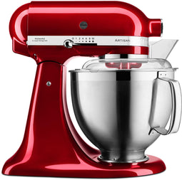 KitchenAid Artisan 5KSM185PSECA - Keukenrobot - 4,8L + 3L RVS kom - Appelrood