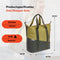 New Looxs ® Oslo Kota - Enkele Fietstas - 24L met Rits en Haken - Olive-Yellow