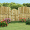 vidaXL - Poort - 100x100 - cm - geïmpregneerd - grenenhout