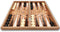 Klassiek Backgammon rosé bordspel - Tavla - Grote Maat XXL 48cm - Met schaakbord - Koffer met magnetische sluiting
