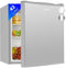 Bomann KB 7346 - Minikoelkast - 42L inhoud - Stil 39 dB - Inox look