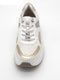 Marco Tozzi 23733 - Dames Sneaker - Uitneembaar voetbed - Wit/Goud