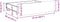 vidaXL - Opberglades - bed - 2 - st - bewerkt - hout - en - stof - donkergrijs