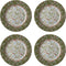 Laura Ashley Stockbridge Collectables Bordenset 4 persoons servies - Kerstservies -Geschenkset - Ø 20 cm - Ontbijtborden