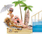 Rainbow High Color Change Pacific Coast Zwembad & Beach Club Speelset - Poppenstrandset