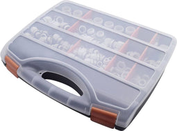 Quadrios 2102CA111 Wartel assortiment PA66 Grijs-wit (RAL 7035) 1 set(s)