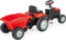 AMIGO Pilsan Active Traptractor Met Aanhanger - Rood/Zwart
