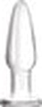 NS Novelties - Crystal Tapered Plug Small - Anal Toys Buttplugs Transparant