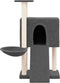 vidaXL - Kattenmeubel - met - sisal - krabpalen - 96 - cm - donkergrijs
