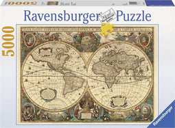 Ravensburger Antieke wereldkaart - Legpuzzel - 5000 stukjes