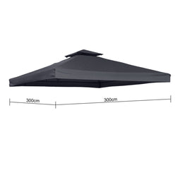 Cuba - Partytent dak - Polymeer 3 x 3 m - Stevig en licht