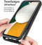 iMoshion Hoesje Geschikt voor Samsung Galaxy A34 (5G) Hoesje - iMoshion 360° Full Protective Case - Zwart / Transparant