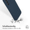 Accezz Liquid Silicone Backcover - Samsung Galaxy A34 (5G) - Schokabsorberend - Donkerblauw