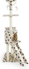Lifa Living Pootjes - Krabpaal - 42x60x138,5 cm - creme/zwart