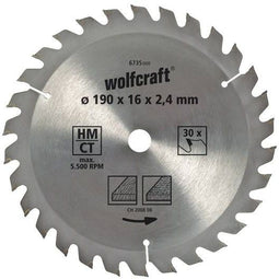 Wolfcraft 6731000 - Zaagblad HM - Snelle grove sneden