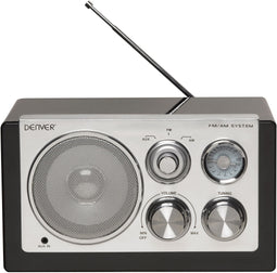 Denver TR-61 - FM Radio - AM en FM ontvangst - Zwart