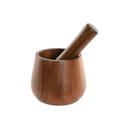Keuken vijzel Home ESPRIT Acacia 12 x 12 x 16,5 cm