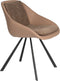 Dutchbone Wakefield - Eetkamerstoelen - Comfortabele kuip met afneembare kussens - Beige (set van 2)