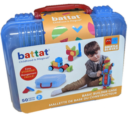 Bristle Blocks 50 ass (in koffertje)