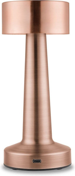 Buccan Dumbbell - Tafellamp - 3 lichtstanden en touchbediening - Roségoud