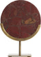 Light&living Ornament op voet 25x10x35 cm GOUYA rood agaat+antiek brons
