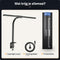 Nolt Superlight™ - Bureaulamp Dimbaar LED - 4 Lichtkleuren - Zwart