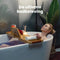 RelaxTub® Badplank - Badrek - Uitschuifbaar 74-100 cm - Bamboe - Bruin