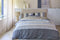 Beddinghouse Jorren - Dekbedovertrek Lits-Jumeaux - 240x200/220 cm - Blauw Grijs