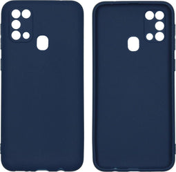 iMoshion Hoesje Geschikt voor Samsung Galaxy M31 Hoesje Siliconen - iMoshion Color Backcover - Donkerblauw