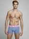 JACK&JONES JACSUPER TWIST TRUNKS - 3-Pack boxershorts - Effen gemeleerd - Grijs licht blauw groen (3-pack)