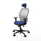 Jorquera Piqueras y Crespo 1D036N1 - Bureaustoel - Hoofdsteun en verstelbare hoogte - Marineblauw
