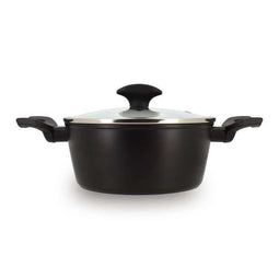Dutch oven - MENASTYL - 6020646 - Gesmeed aluminium - 20 cm - Zwart - Geschikt voor alle warmtebr...