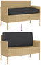 vidaXL - Ligbedkussen - voor - Zit-/Rugleuning - Zwart - 120x50x12 - cm - Oxford - Stof