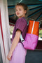Sticky Lemon Backpack/Boekentas Large Better Together - Colourblocking - Gravel Orange - Rosette Pink