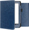 Hoesje geschikt voor Kobo Clara 2E E-reader - iMoshion Vegan Leather Bookcase - Ook geschikt voor Tolino Shine 4 - Donkerblauw