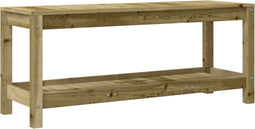 vidaXL - Tuinbank - 108x35x45 - cm - geïmpregneerd - grenenhout