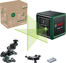 Bosch Quigo Green - Kruislijnlaser - Zelfnivellerend - Groene laser (2 stuks)