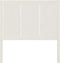 vidaXL - Hoofdbord - 105,5x4x100 - cm - massief - grenenhout - wit