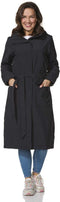 Happy Rainy Days Rome - Lange Regenjas Dames - Waterdicht Ademend - Kobalt Blauw