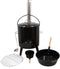 Outdoor stoofkachel set - Esschert Design - Vuurhaard - Staal - Zwart